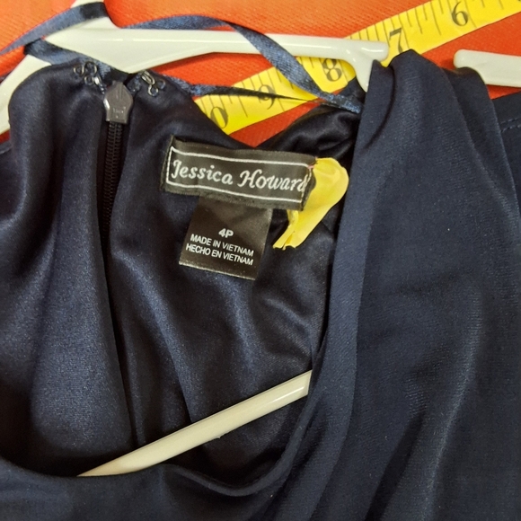 Jessica Howard Dark Blue A-Line Midi Dress - Picture 10 of 10